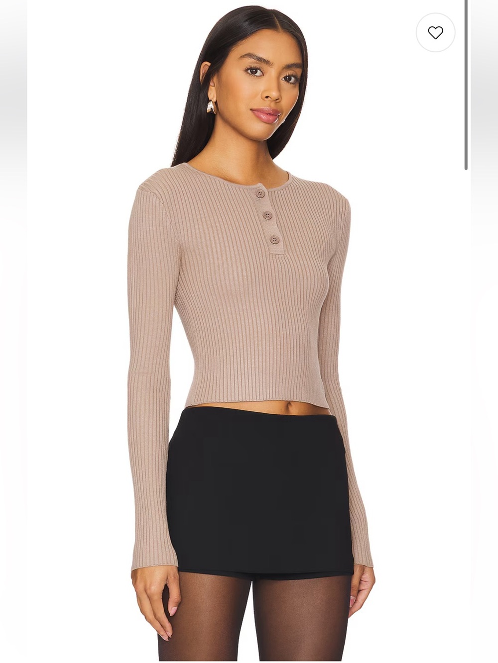 Lovers + Friends Larisa Henley in Mushroom Top